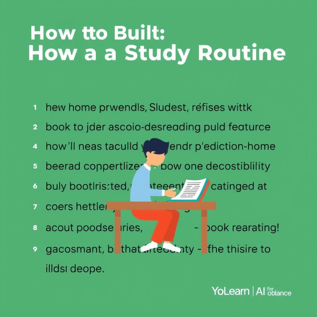 How to Build a Study Routine When You're Preparing Alone at Home