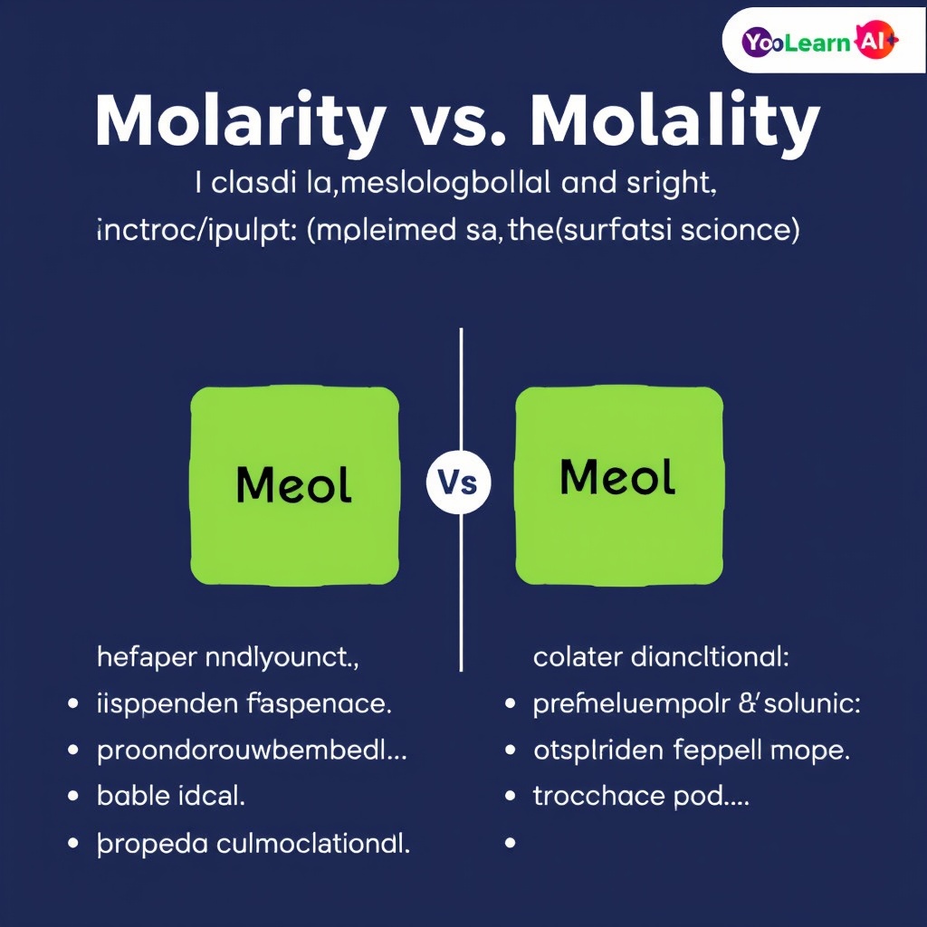 Molarity vs Molality: The Difference That Costs Marks in Boards