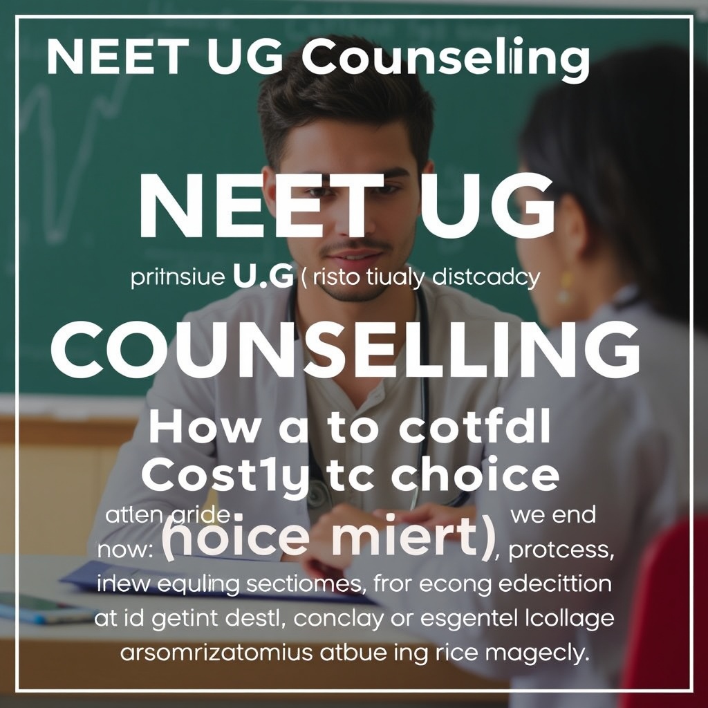 NEET UG Counseling: Avoid Common College Choice Mistakes