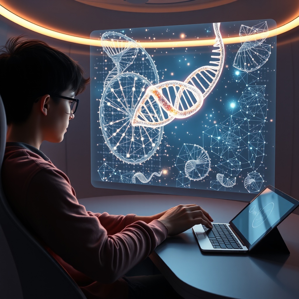 Solving Genetics Cross Problems: Class 12 Students & AI Tutors